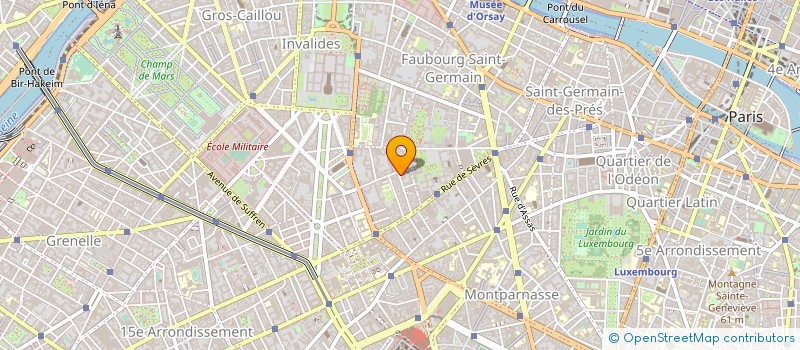 localisation de l'entreprise MADAME YVETTE ROUGERIE  PARIS