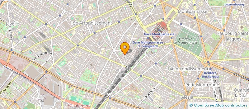 localisation de l'entreprise MADAME YVETTE ROUGET  PARIS