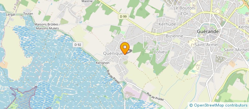 localisation de l'entreprise MADAME YVETTE ROUSSEAU à GUERANDE