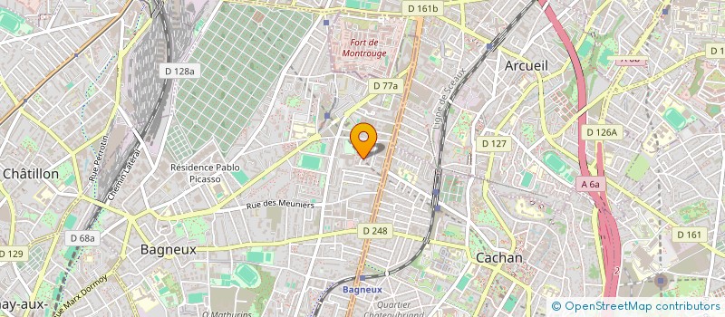 localisation de l'entreprise MADAME YVETTE SALTER à BAGNEUX