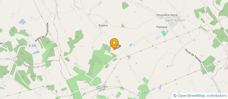 localisation de l'entreprise MADAME YVETTE SERRES  SAVIGNAC-SUR-LEYZE