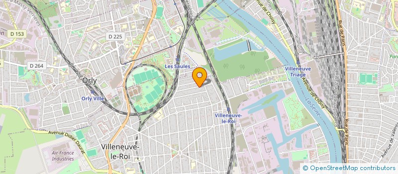 localisation de l'entreprise MADAME YVETTE SEZENEC  VILLENEUVE-LE-ROI