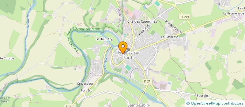 localisation de l'entreprise MADAME YVETTE SOREAU  ASSE-LE-BOISNE