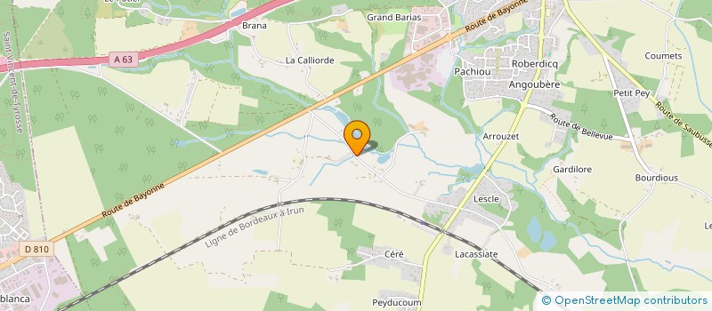 localisation de l'entreprise MADAME YVETTE SOUHARCE-MINJON à SAINT-GEOURS-DE-MAREMNE