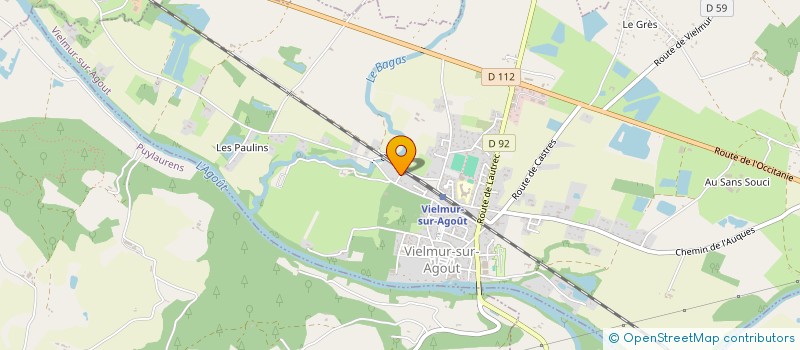 localisation de l'entreprise MADAME YVETTE TERRISSE  VIELMUR-SUR-AGOUT