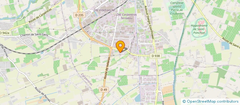 localisation de l'entreprise MADAME YVETTE TEYSSIERE  CARPENTRAS