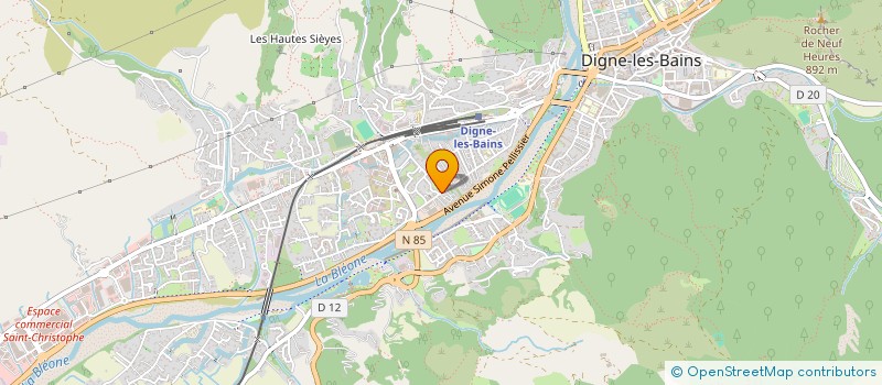 localisation de l'entreprise MADAME YVETTE TROMBINI à DIGNE-LES-BAINS