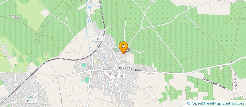 localisation de l'entreprise MADAME YVETTE TUFFERY  GENERAC