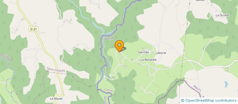 localisation de l'entreprise MADAME YVETTE VAQUIER à MAURS