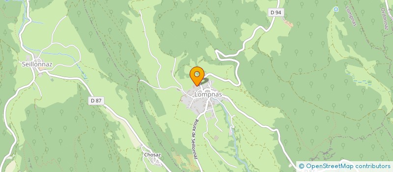 localisation de l'entreprise MADAME YVETTE VASSEUR  LOMPNAS