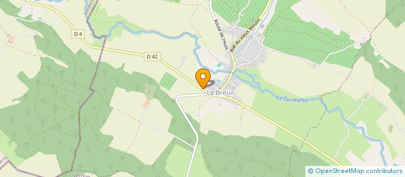 localisation de l'entreprise MADAME YVETTE VELY à LE BREUIL