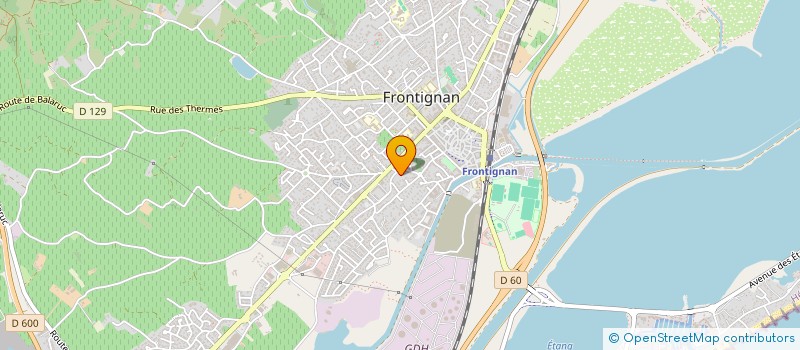 localisation de l'entreprise MADAME YVETTE VENTURA à FRONTIGNAN