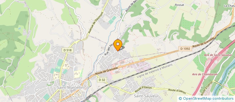 localisation de l'entreprise MADAME YVETTE VIANNEY-LIAUD  SAINT-VERAND