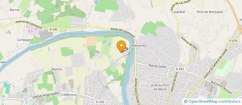 localisation de l'entreprise MADAME YVETTE VIDAL  BIAS