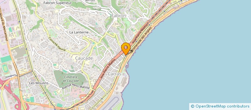 localisation de l'entreprise MADAME YVETTE VIEILLE  NICE