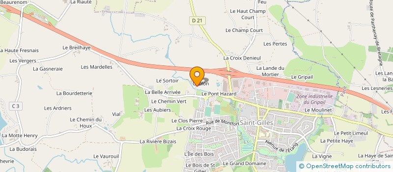 localisation de l'entreprise MADAME YVETTE VILBOUX  SAINT-GILLES