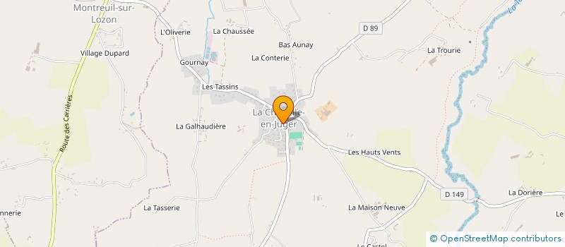 localisation de l'entreprise MADAME YVETTE VINDARD  THEREVAL