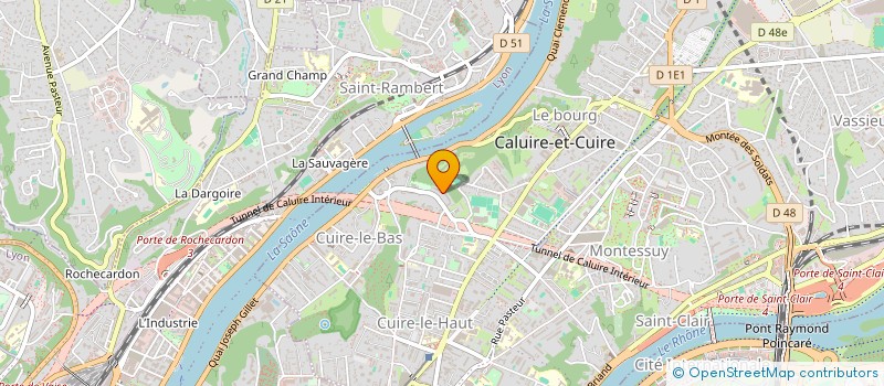 localisation de l'entreprise MADAME YVETTE VIZCAINO à CALUIRE-ET-CUIRE
