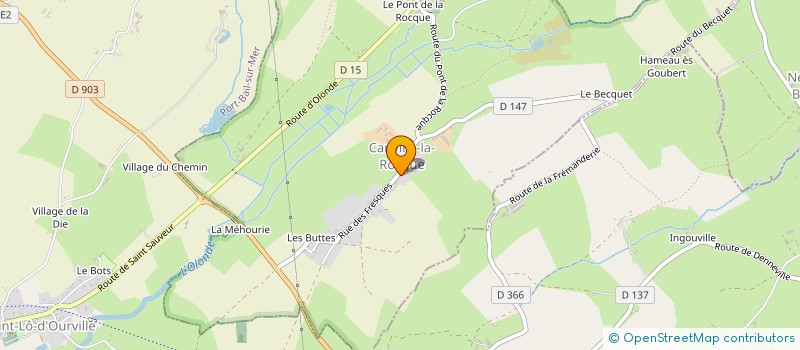 localisation de l'entreprise MADAME YVETTE WEICZEK  CANVILLE-LA-ROCQUE