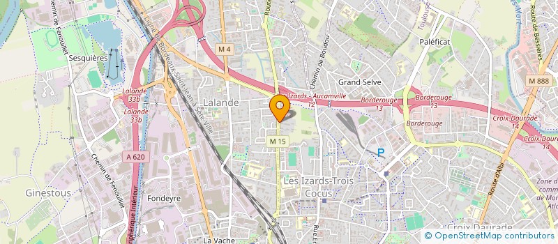 localisation de l'entreprise MADAME YVLIE YOLDI  TOULOUSE