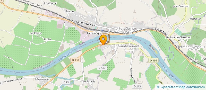 localisation de l'entreprise MADAME YVON VAN MONTFORT  SAINT-LAURENT