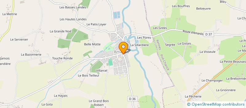 localisation de l'entreprise MADAME YVONN CHEVALIER à AMANLIS