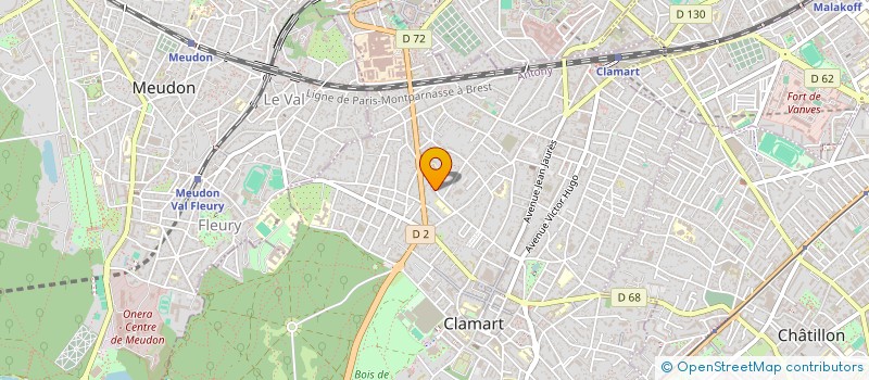 localisation de l'entreprise MADAME YVONNE ALLAIN à CLAMART