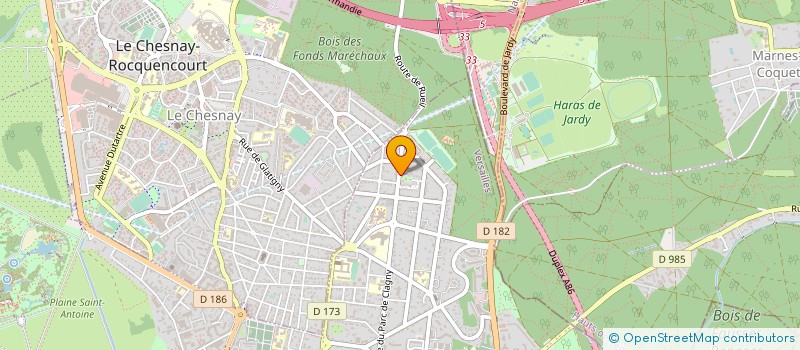 localisation de l'entreprise MADAME YVONNE ARGAND à VERSAILLES