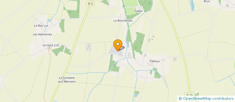 localisation de l'entreprise MADAME YVONNE AUBIN à GUEMENE-PENFAO