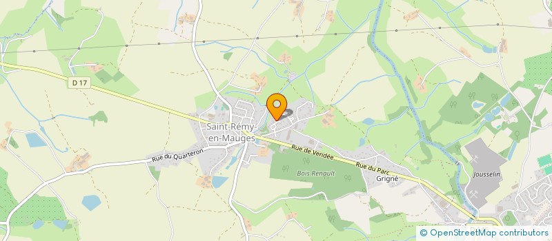 localisation de l'entreprise MADAME YVONNE AUDOUIN à MONTREVAULT-SUR-EVRE