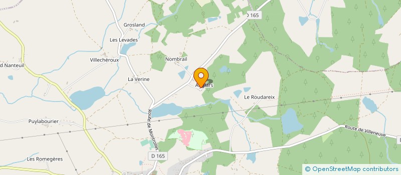 localisation de l'entreprise MADAME YVONNE AUTHIER à BRIGUEUIL