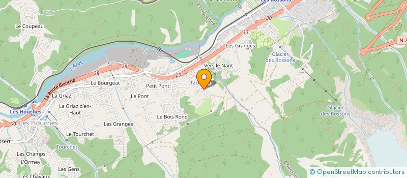 localisation de l'entreprise MADAME YVONNE BARANYAI à LES HOUCHES