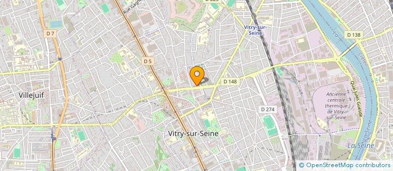 localisation de l'entreprise MADAME YVONNE BEATRICE TETEJEU KENGMO  VITRY-SUR-SEINE