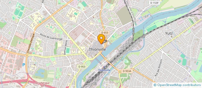 localisation de l'entreprise MADAME YVONNE BEMER à THIONVILLE