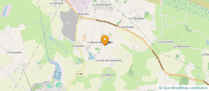 localisation de l'entreprise MADAME YVONNE BERNA  SAINT-VIAUD