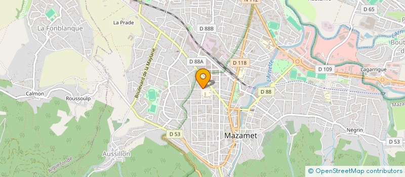 localisation de l'entreprise MADAME YVONNE BIAU à MAZAMET