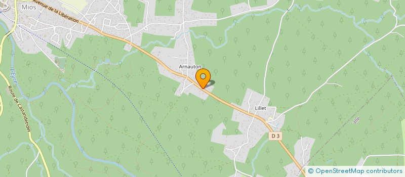 localisation de l'entreprise MADAME YVONNE BISSEL  MIOS