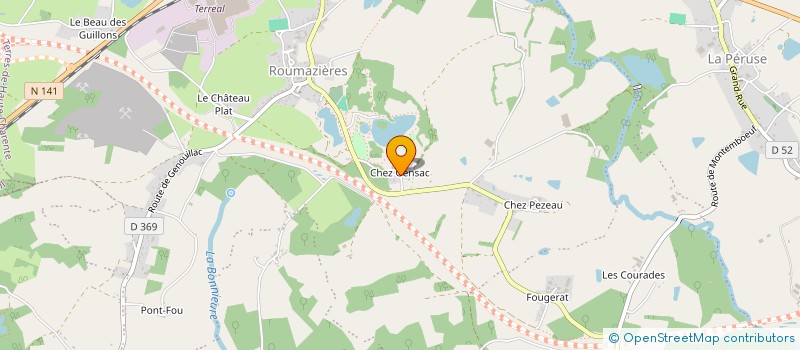 localisation de l'entreprise MADAME YVONNE BLANCHARD à TERRES-DE-HAUTE-CHARENTE