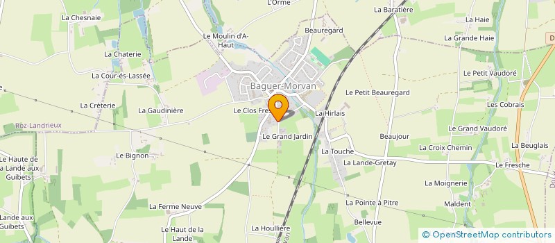localisation de l'entreprise MADAME YVONNE BOUESNEL à HIREL