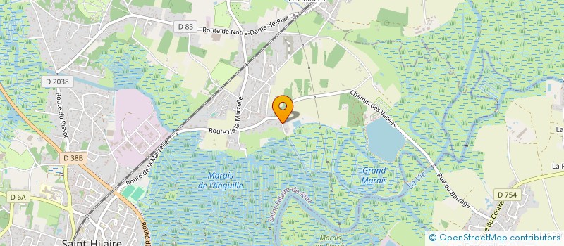 localisation de l'entreprise MADAME YVONNE BOURON  SAINT-HILAIRE-DE-RIEZ