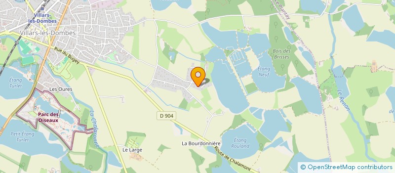 localisation de l'entreprise MADAME YVONNE BREDY à VILLARS-LES-DOMBES