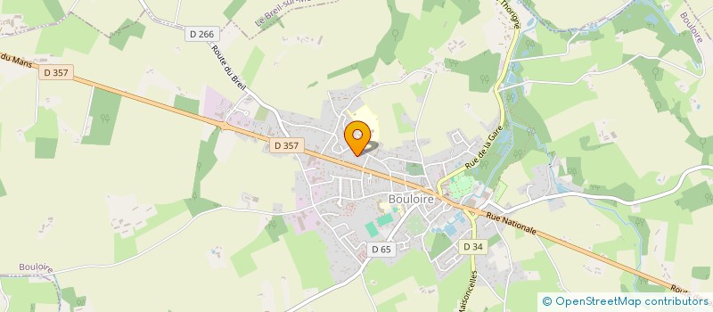 localisation de l'entreprise MADAME YVONNE BUSSON  BOULOIRE