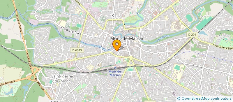 localisation de l'entreprise MADAME YVONNE CABE  MONT-DE-MARSAN