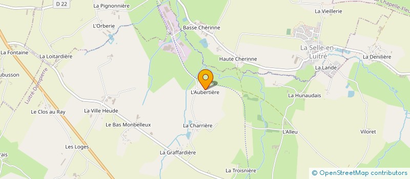 localisation de l'entreprise MADAME YVONNE CANTIN  LUITRE-DOMPIERRE