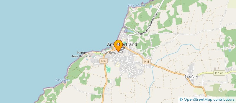 localisation de l'entreprise MADAME YVONNE CLAMY-SANSOULI à ANSE-BERTRAND