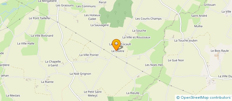 localisation de l'entreprise MADAME YVONNE CLEMENT  PLENEE-JUGON