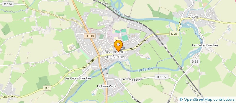 localisation de l'entreprise MADAME YVONNE COIC  BEAUMONT-SUR-SARTHE