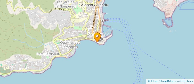 localisation de l'entreprise MADAME YVONNE COMITI à AJACCIO