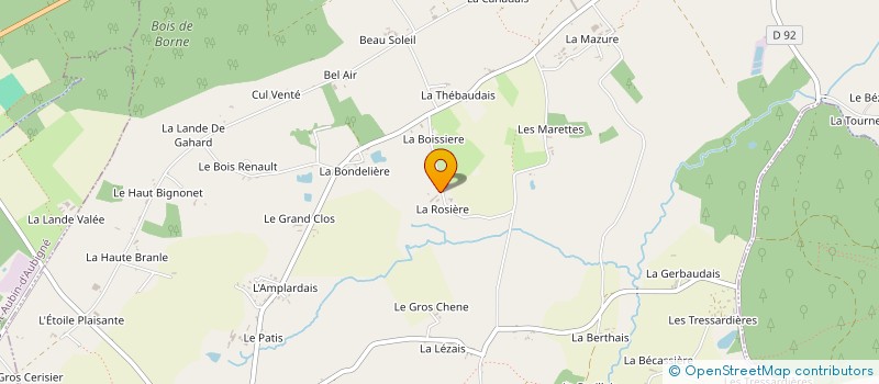 localisation de l'entreprise MADAME YVONNE CRESPEL à GAHARD