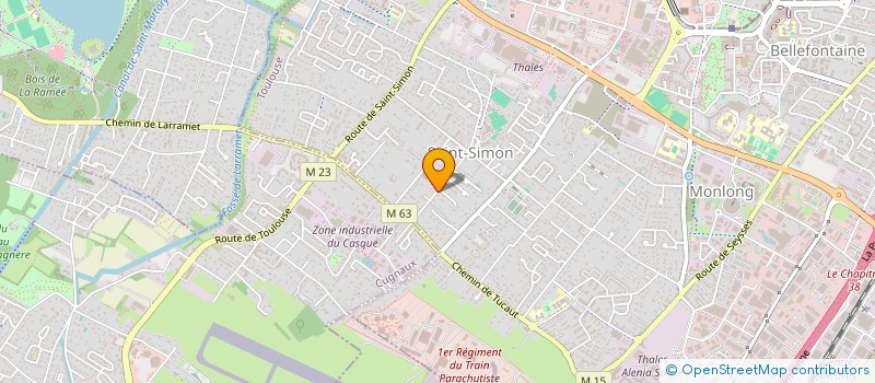 localisation de l'entreprise MADAME YVONNE DANIS à TOULOUSE